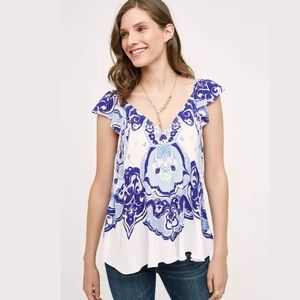 NWT Anthropologie Maeve Clana Top